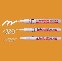 White Artline 20MM Paint Marker – ADSCO Companies